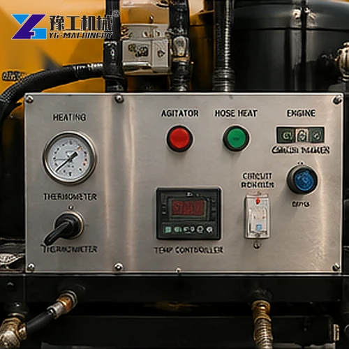 Asphalt Crack Filling Machine Control Panel