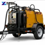 Asphalt Crack Filling Machine Asphalt Crack Filling Machine On White Background