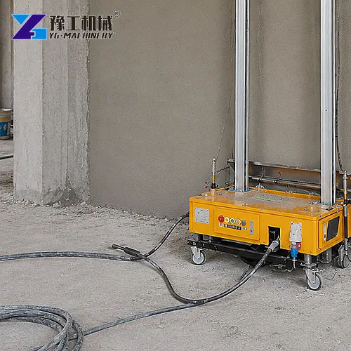 Automatic Wall Plaster Machine Base And Controls