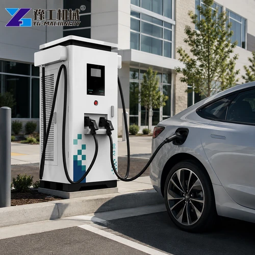 Commercial Car Charger At Office Building