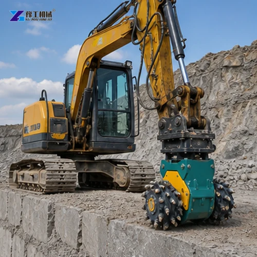 Compact Excavator Drum Cutter