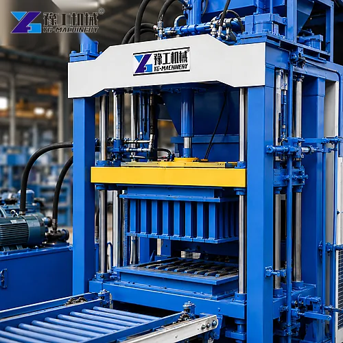 Concrete Brick Making Machine Hydraulic Press System