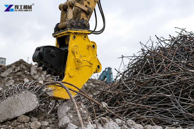 Concrete Muncher For Excavator