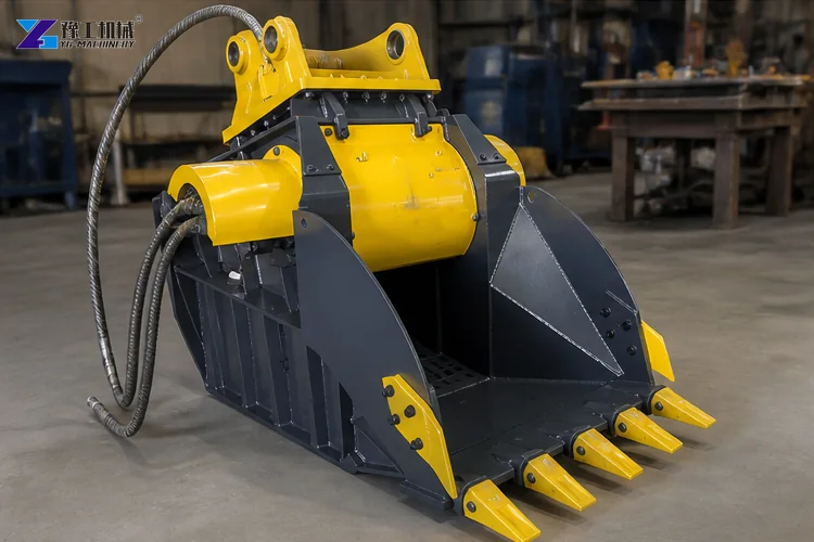 Crusher Attachment Workshop View