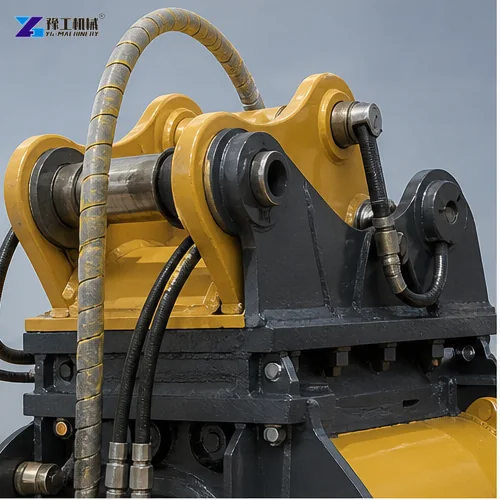 Crusher Bucket Hydraulic Connection
