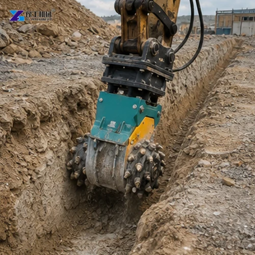 Drum Cutter Trench Excavation