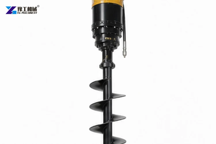 Excavator Auger Attachment