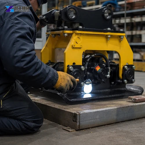 Factory Plate Compactor Inspection