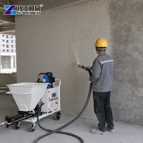 Gypsum Plaster Machine Interior Plastering