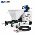 Gypsum Plaster Machine Gypsum Plaster Machine On White Background