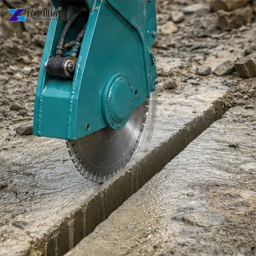 Excavator Rock Saw Hard Rock Trench Cutting