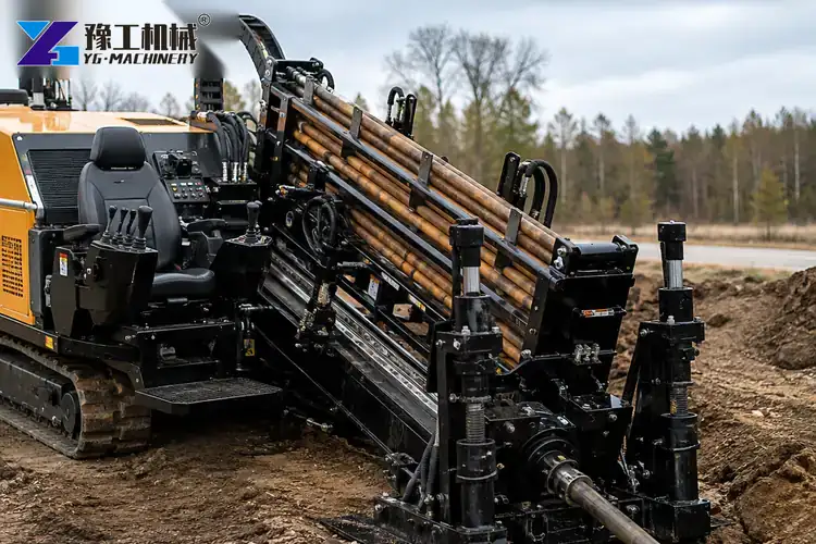 Horizontal Directional Drilling Equipment On Site