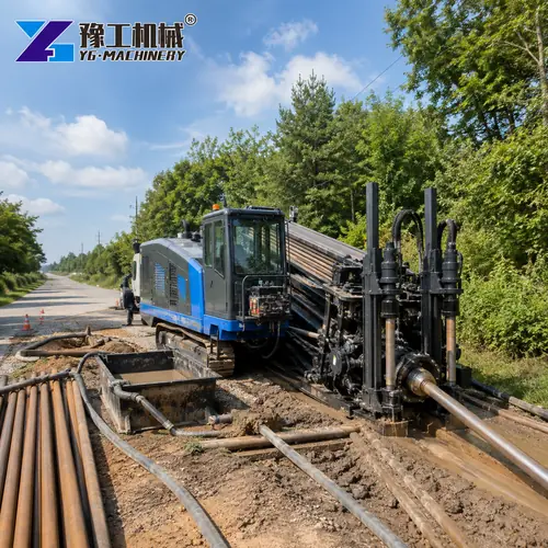 Horizontal Directional Drilling Equipment Roadside Work