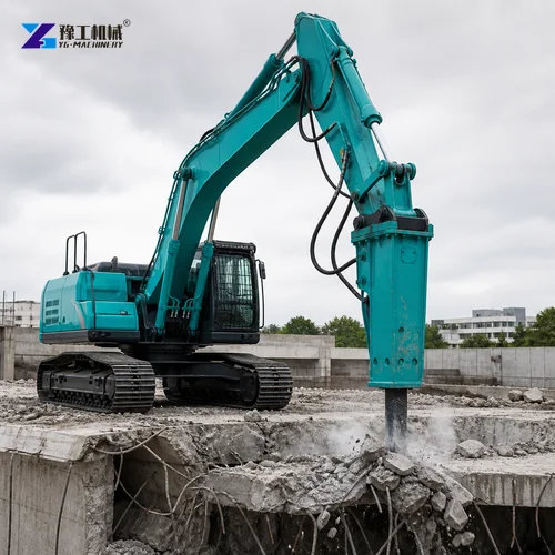 Hydraulic Breaker Concrete Demolition