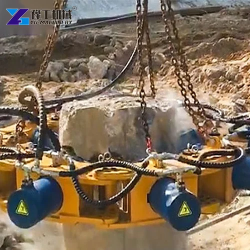 Hydraulic Pile Breaker Cutting Concrete Pile Head