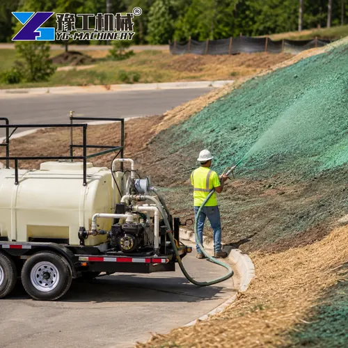 Hydroseeding Rig Application Process