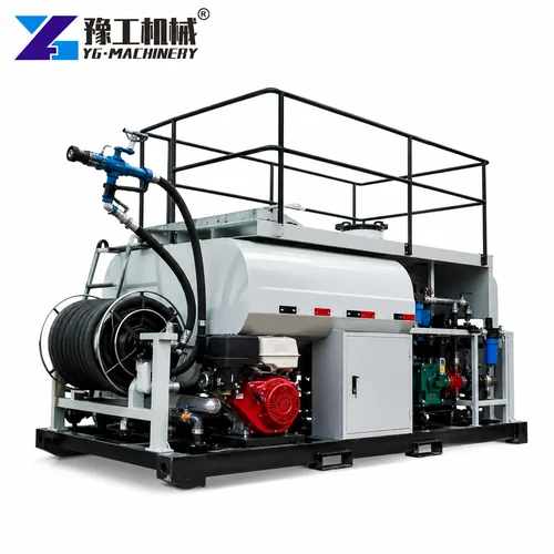 Hydroseeding Rig On White Background