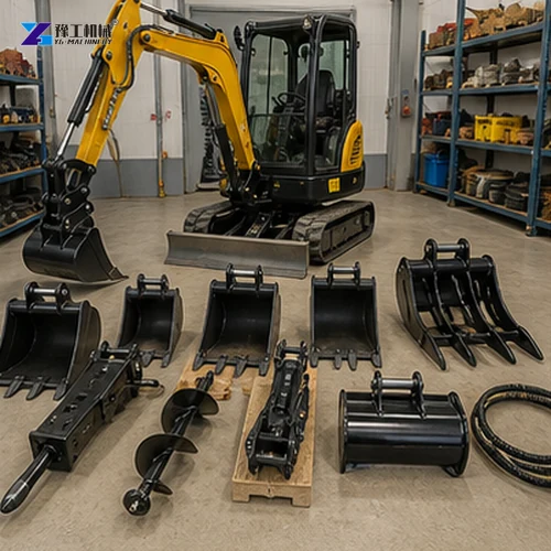 Mini Digger Attachment Set