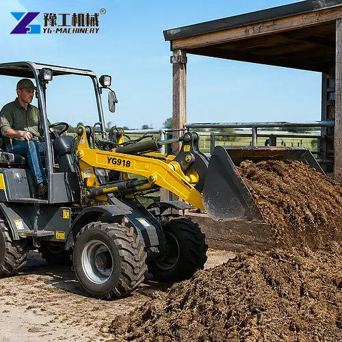 Mini Payloader Loading Farm Materials