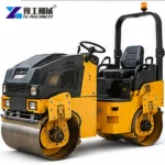 Mini Road Roller On White Background