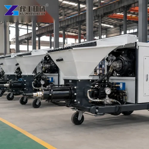 Mortar Sprayer Machine Factory Production