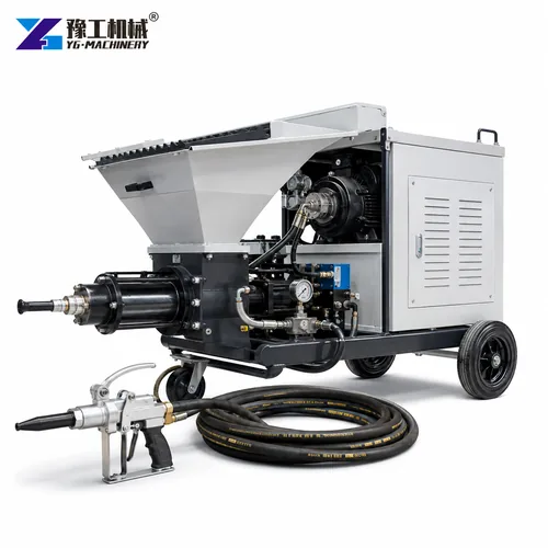 Mortar Sprayer Machine Indoor Application