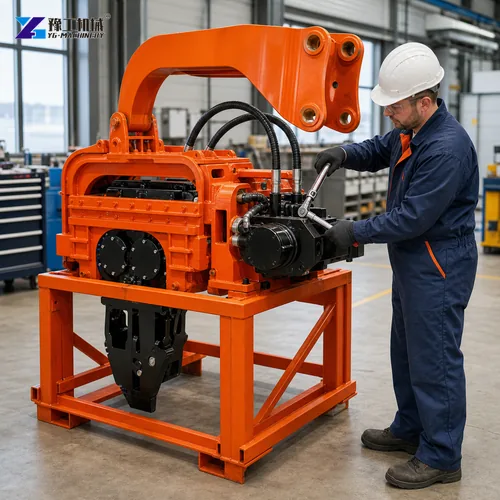 Excavator Pile Driver Pile Driver Maintenance
