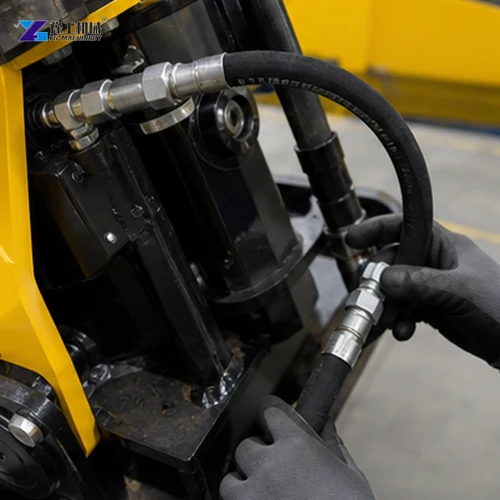 Plate Compactor Hydraulic Check
