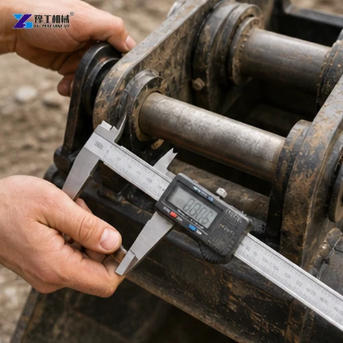 Quick Coupler Pin Measurement