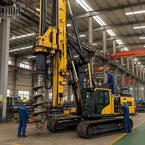 Rotary Drilling Rig Factory Inspection