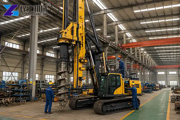 Rotary Drilling Rig Factory Inspection