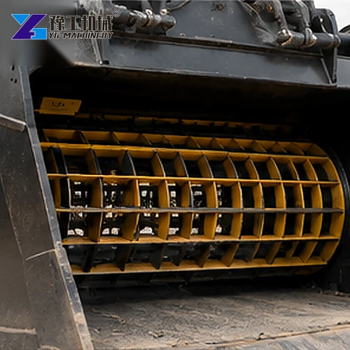 Rotary Screening Bucket Replaceable Mesh