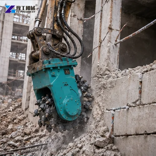 Drum Cutter Machine Selective Concrete Demolition