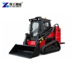 Skid Steer Track Loader Skid Steer Track Loader On White Background