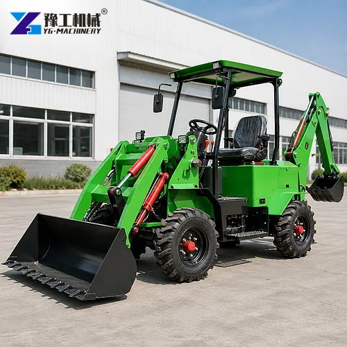 Small Backhoe Loader Compact Model