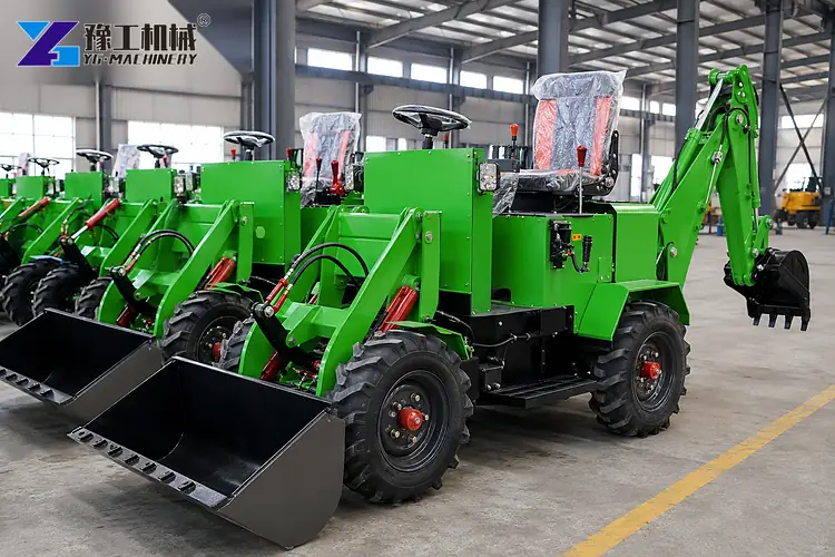 Small Backhoe Loader Factory Inventory