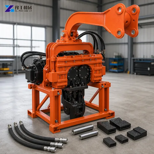 Excavator Pile Driver Vibratory Hammer Components