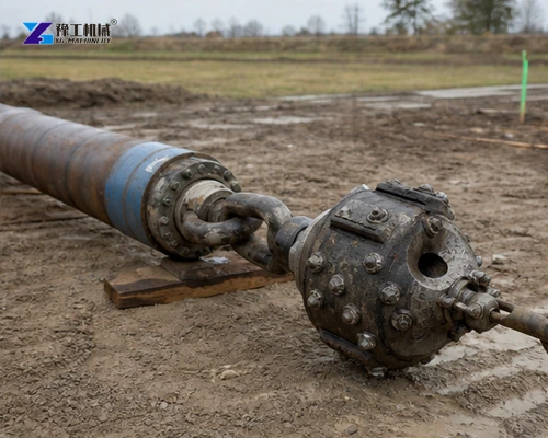 Reamer swivel and product pipe prepared for pullback