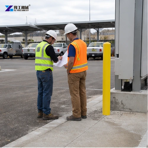 Commercial Ev Charger Installation project equipment overview