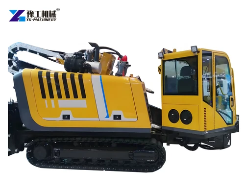 Tracked horizontal directional drill with powerhead, cab and crawler base