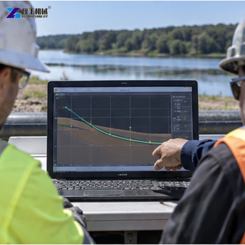 Engineer reviewing an HDD bore profile and entry geometry