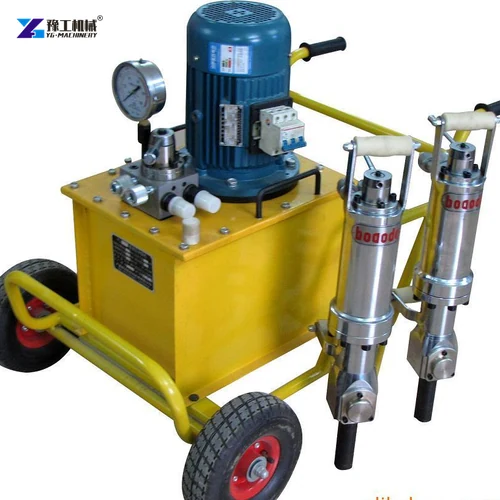 hydraulic splitter pump and two guns