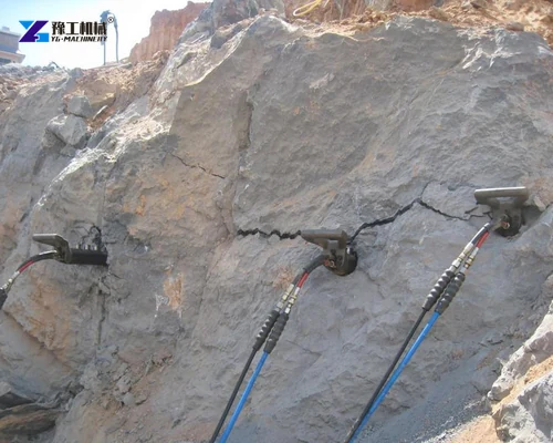 rock splitting site access