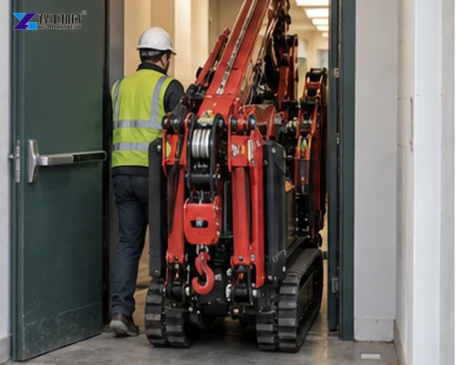Mini Spider Crane operator setup