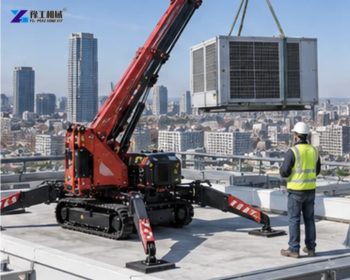 Mini Spider Crane finished work result