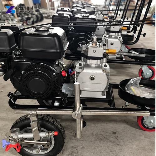 airless pavement marking machine pump detail