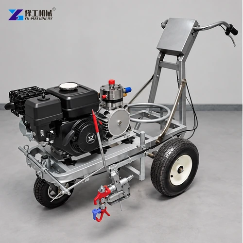 pavement marking machine service side