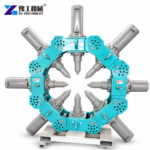 Hydraulic Pile Cutter Complete hydraulic pile breaker modular ring on white background