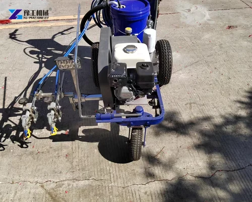 cold paint road marking machine option