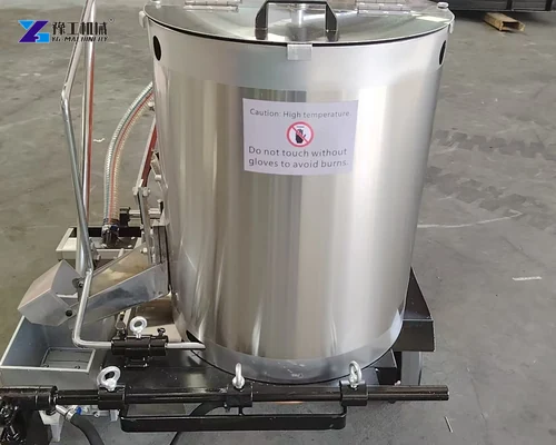 thermoplastic material hopper